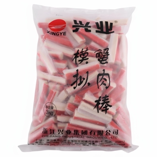 兴业模拟蟹肉棒蟹味棒蟹柳冷冻蟹棒半成品寿司火锅食材商用大包装