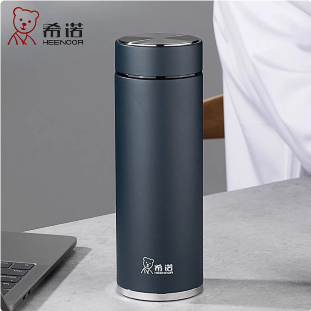 希诺新款大容量不锈钢保温杯男士磨砂水杯商务茶杯XN-1302 1303