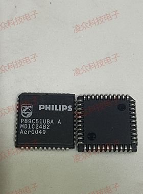 P89C51UBAA P89C54UBAA 封装PLCC44 原装原厂芯片 全新IC 可直拍