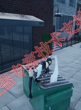 OnlyClimb游戏换皮肤人物模组黑白长头发双马尾steam正版可用人物