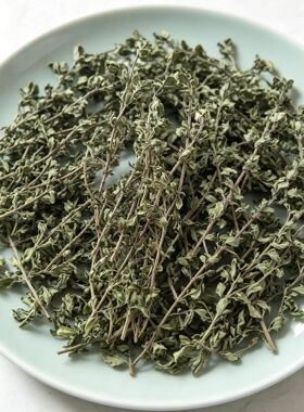 百里香麝香草干品烘干品质碧绿香味浓郁基地直销初级农产品