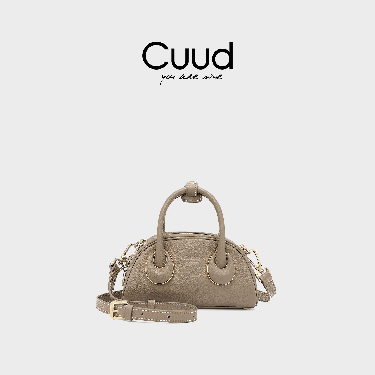 【专柜】Cuud小众轻奢高级感保龄球包贝壳包复古通勤单肩斜挎包,箱包皮具/热销女包/男包,通用款女包,淘宝优惠券,粉丝福利购,淘宝优惠卷
