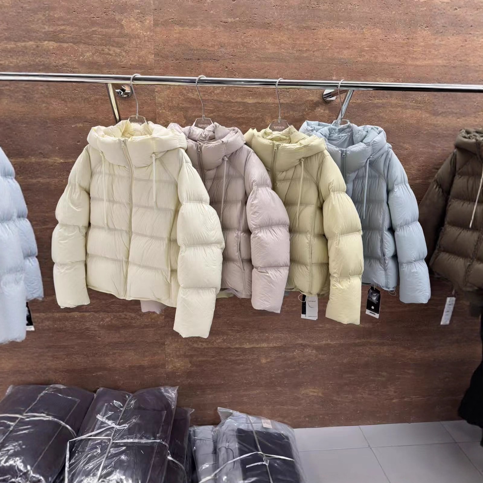 YUEYUE7530韩版时尚宽松羽绒服