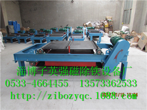 超强磁RCYC-10自卸式除铁器水泥建材石料煤矿磁场强度高吸力大