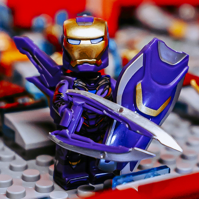 积木玩具小辣椒紫救援者机甲mk85