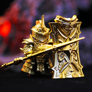 恶魔之魂游戏联动系列积木人仔高塔骑士大盾中古第三方拼装玩具