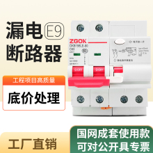 漏电断路器2P63A国网成套柜小型漏保自动断电220V工业用E9保护器