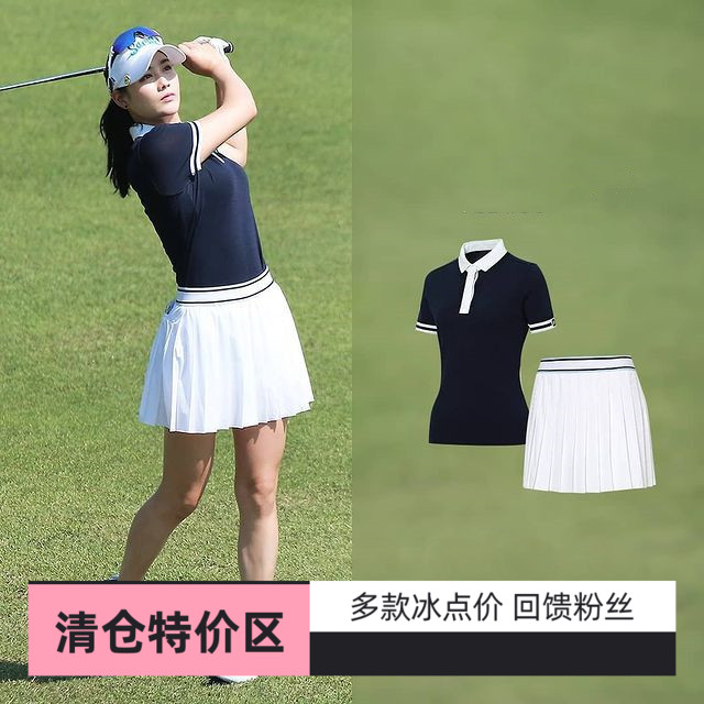 fj仙气轻薄高尔夫裙子防走光裙子