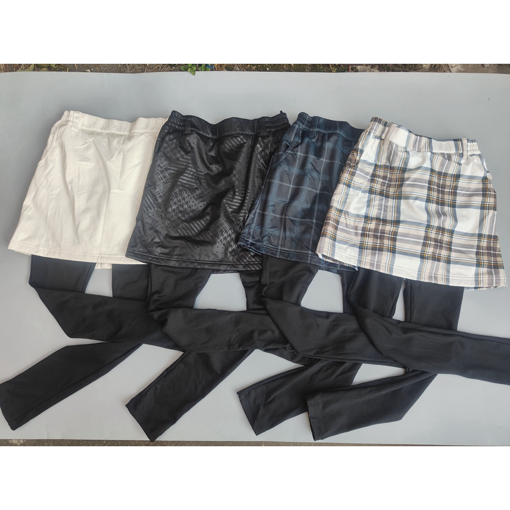 高尔夫女秋冬保暖加绒裙子打底裤