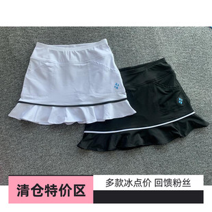 裙速干包臀网球服运动防走光鱼尾 裙子裤 golf衣服高尔夫女装 夏季
