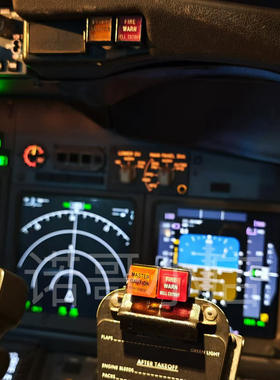 波音 Boeing 737NG 737-800 警告灯钥匙扣 发声模拟 民航航空文创