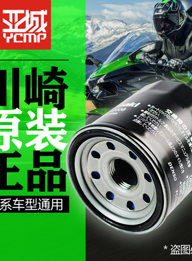 忍者NINJA400 300 250 ER6F 异兽KLE650 ER6N机滤机油格滤芯