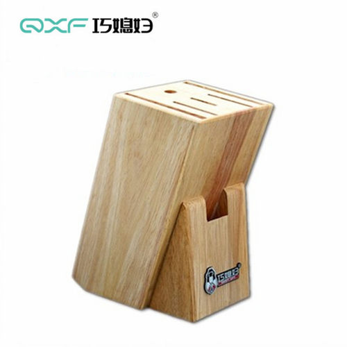 巧媳妇橡木插刀座收纳菜刀架