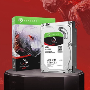 16T ST4000VN006网络NAS企业级硬盘 全新希捷酷狼2