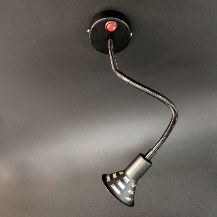 220V MR16 50W 40CM/50cm长软管卤素石英射灯机械机床工业照明灯