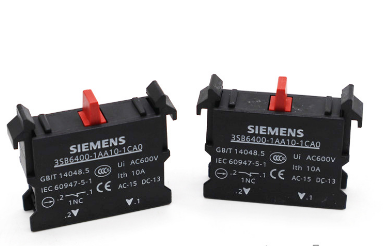 西门子触头模块1NC 3SB6400-1AA10-1CA0 1-2按钮开关常闭触点