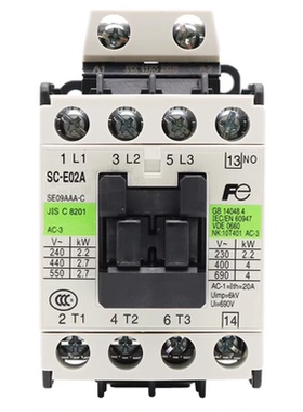 正品富士Fe抱闸接触器 四组常开 4N0 SCE02A AC110V 电梯