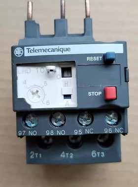 正品施耐德热保护继电器 LRD10KN 4-6A  热过载继电器