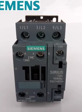 原装正品 西门子SIRIUS交流接触器3RT6023-1AN20 9A 110V/AC220V