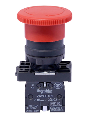 【原装正品】施耐德 紧急急停开关 XA2ES542 XA2-ES542旋转自复位