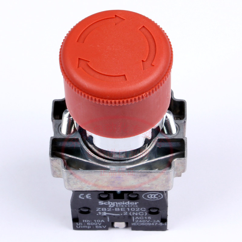 施耐德 急停按钮开关 ZB2BS44C+ZB2BZ101C XB2旋转复位ZB2-BZ102C