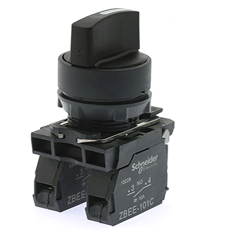 原装正品 施耐德选择开关 22mm  ZB5AD3C+ZB5AZ103C 3档自锁 2常