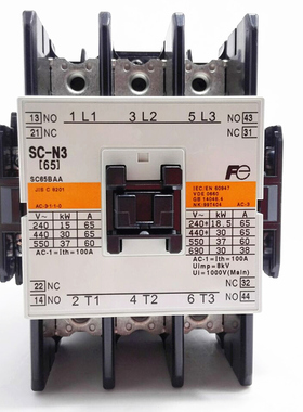 正品 富士FUJI 接触器 200-220V SC-N3 65 SC65BAA le=65电梯运行