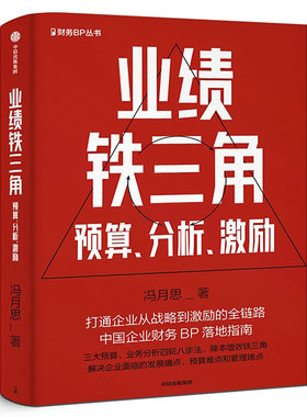 业绩铁三角 财务BP丛书 冯月思著张新民 钱自严 李祖滨 郑毓煌 李利威等推荐 打通企业从战略到激励的全链路 中信出版