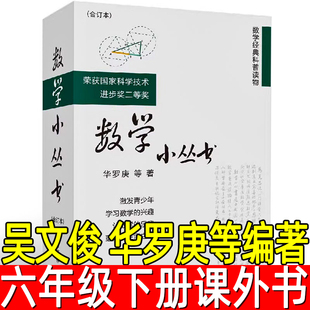 数学小丛书 正版吴文俊 华罗庚等 编著六年级下册寒假必读课外书数学经典科普读物 数学启蒙书籍 小学数学竞赛参考书科学出版社