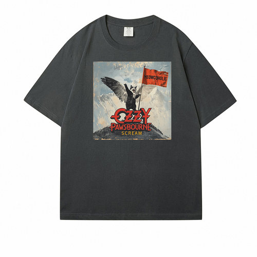 原创摇滚周边致敬Ozzy Osbourne奥兹奥斯本scream音乐短袖T恤2025