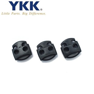 正品YKK 绳索扣双孔弹簧扣 弹力扣 绳扣 孔直径3.5mm扣具DIY箱包