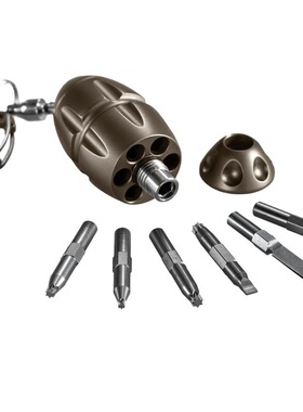 意大利LionSteel 钢狮 钛合金钥匙扣多功能工具 EDC螺丝刀破窗器