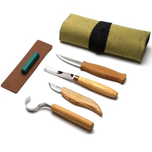 乌克兰 海狸 S43 勺子 杯子 雕刻专业套装 木工雕刻刀 送刀套