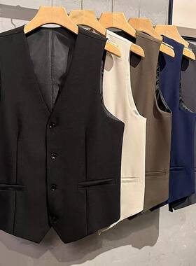 马甲男西装套装衬衫西服马夹小伴郎服兄弟装春秋礼服新郎男士外套