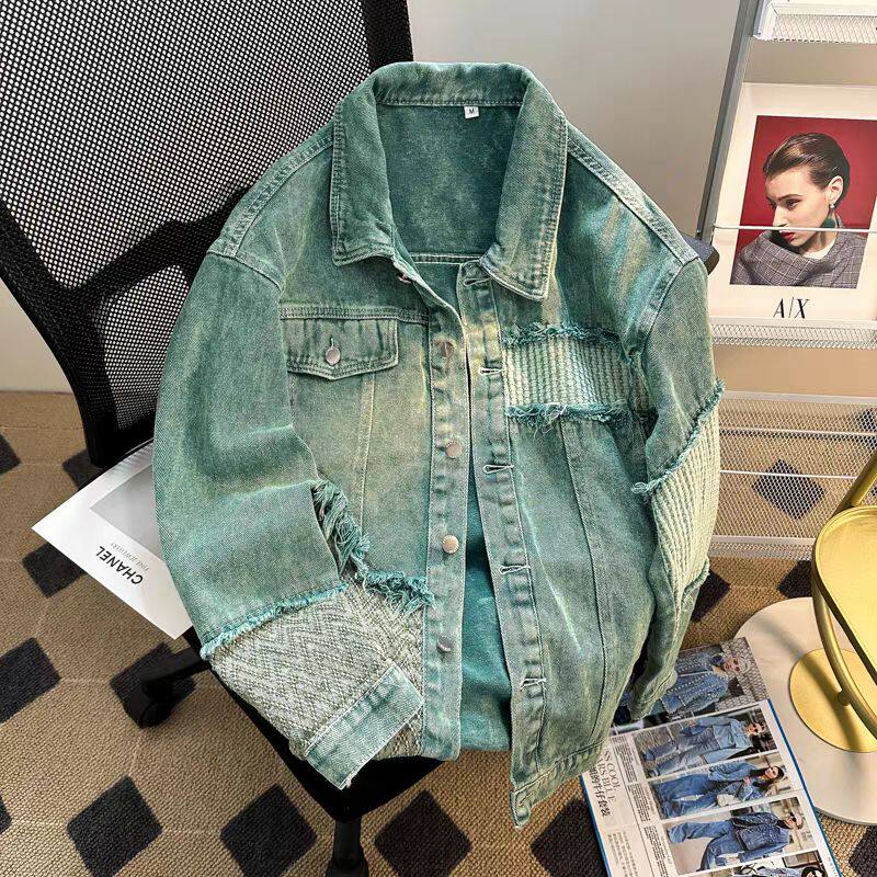 2025春秋痞帅外套男ins高街潮牌港风日系原宿风韩版潮流宽松夹克