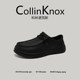 CollinKnox2025秋季 推荐 新款 厨师鞋 工作乐福鞋 男防水大码 热款