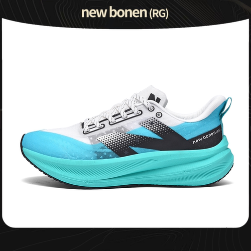 New Bonen(RG)跑步鞋男女碳板跑鞋网面透气轻便防滑耐磨运动鞋