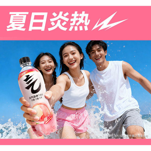 元气森林气泡水480ml*3瓶（口味随机）