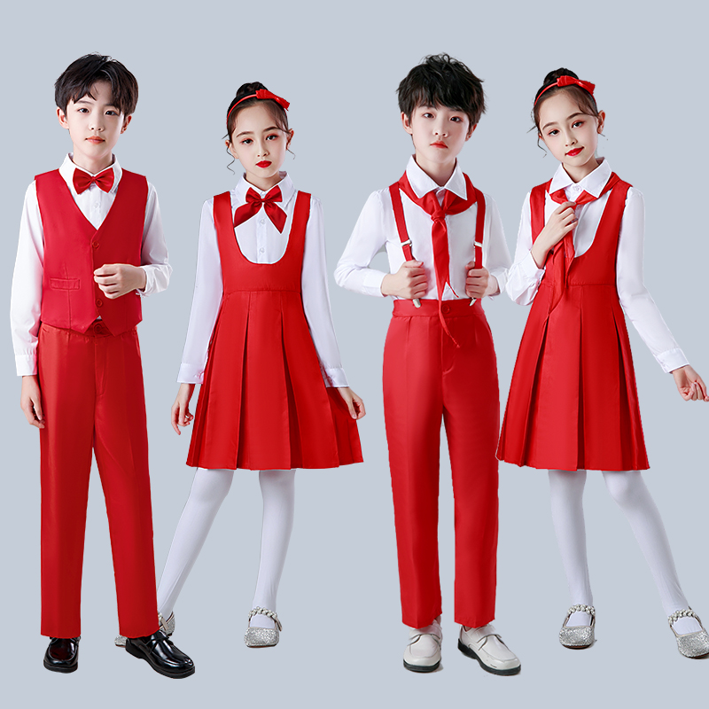 中小学生男女童晚礼服演讲比赛诗