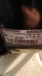 NJ6226ZX 原装拆机恩布拉科压缩机,电压:380V,R【询价】