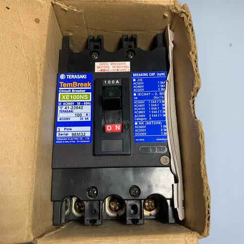 寺崎断路器XE100NS 3P 100A 全新库存【询价】