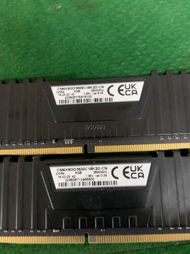 出售拆机 海盗船马甲 DDR4 3600MHz  8G*2【询价】