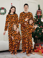 2024 Halloween Family Home Costume: Skull and Bones, Adult, Children and Baby Horror Prank Costume, Pajama Set thumbnail 2