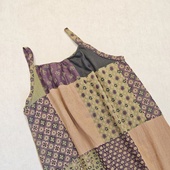 2025春夏新款 民族风吊带睡裙旅行家居服纯棉碎花个性 沙滩连衣裙