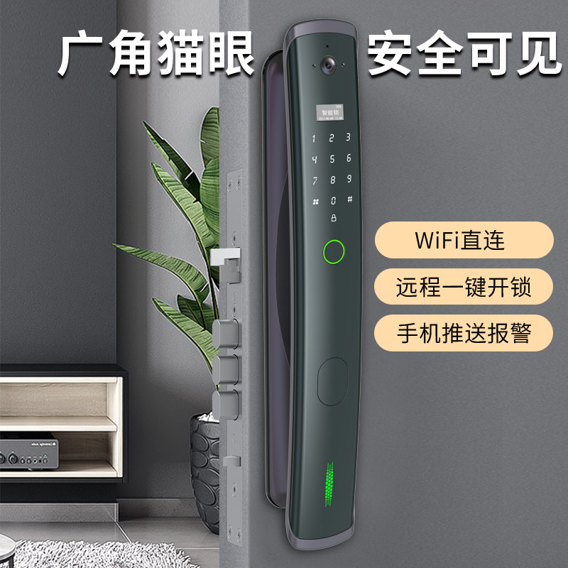 全自动电子锁家用防盗门