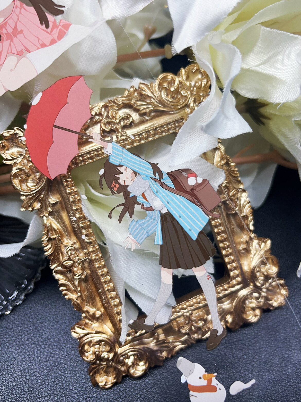 清谈chitchat 制服限定 可爱百搭制服软妹子 手帐pet和纸胶带分装