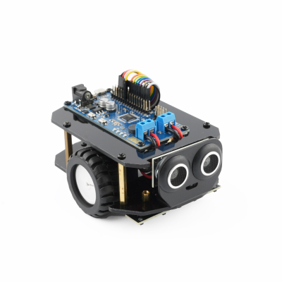 Micro Bot巡线避障机器人Mega32U4主控DIY编程学习编程机器人套装