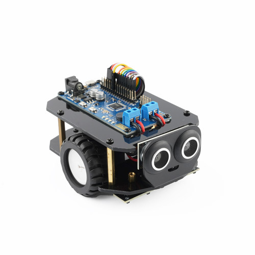 Micro Bot巡线避障机器人Mega32U4主控DIY编程学习编程机器人套装