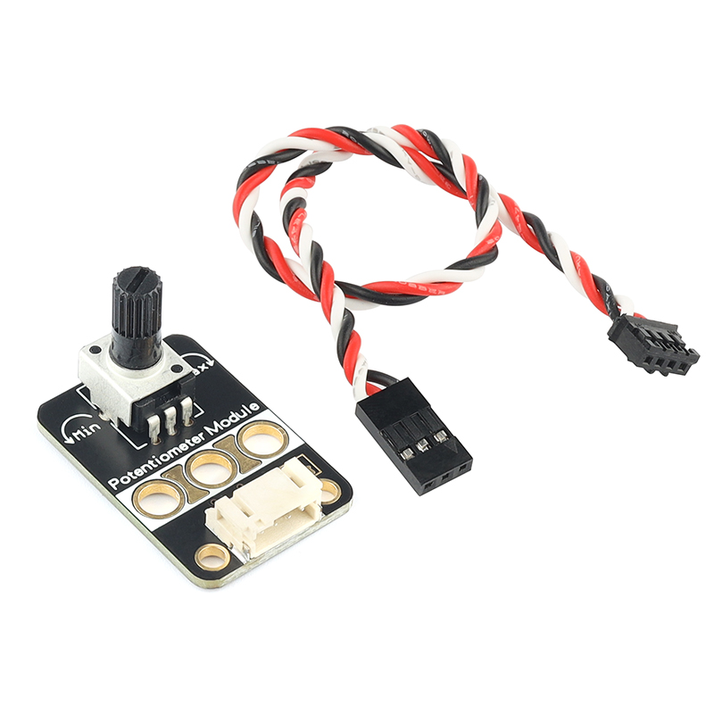 旋转电位器模块YFROBOT积木孔