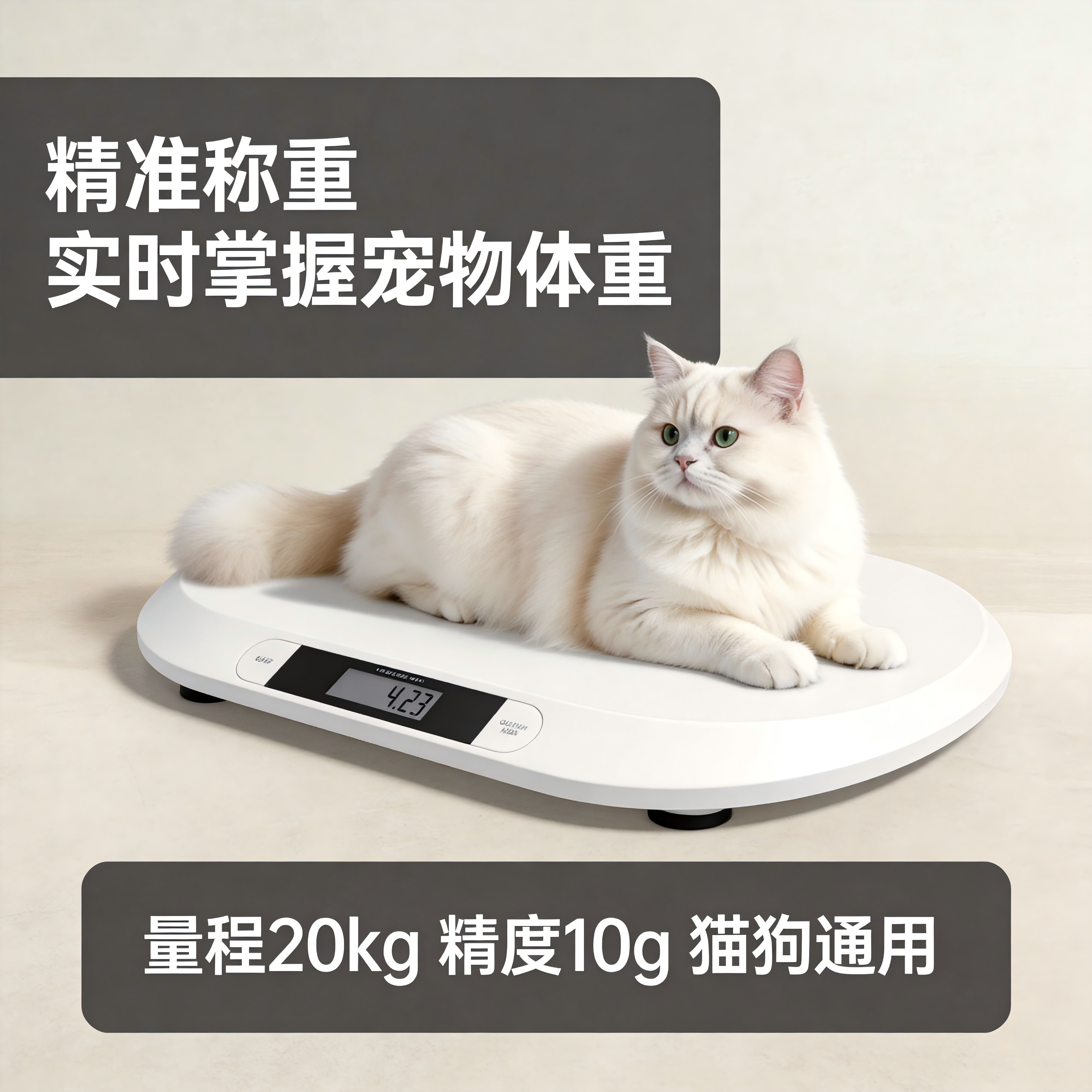 宠物电子体重秤猫狗家用精准